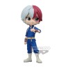 Boneco My Hero Academia Shoto Todoroki Q Posket Bandai Banpresto