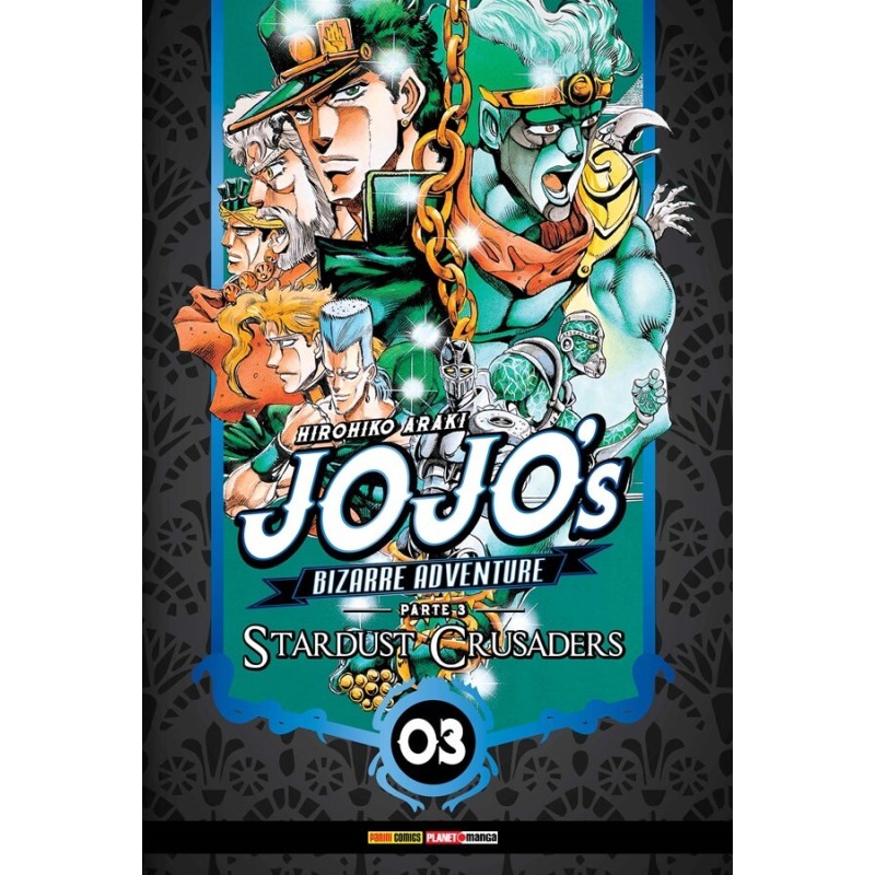 Mangá Jojo's Bizarre Adventure Stardust Crusaders Parte 03 Vol 03