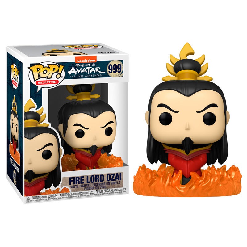 Boneco Avatar A Lenda de Aang Fire Lord Ozai Pop Funko 999