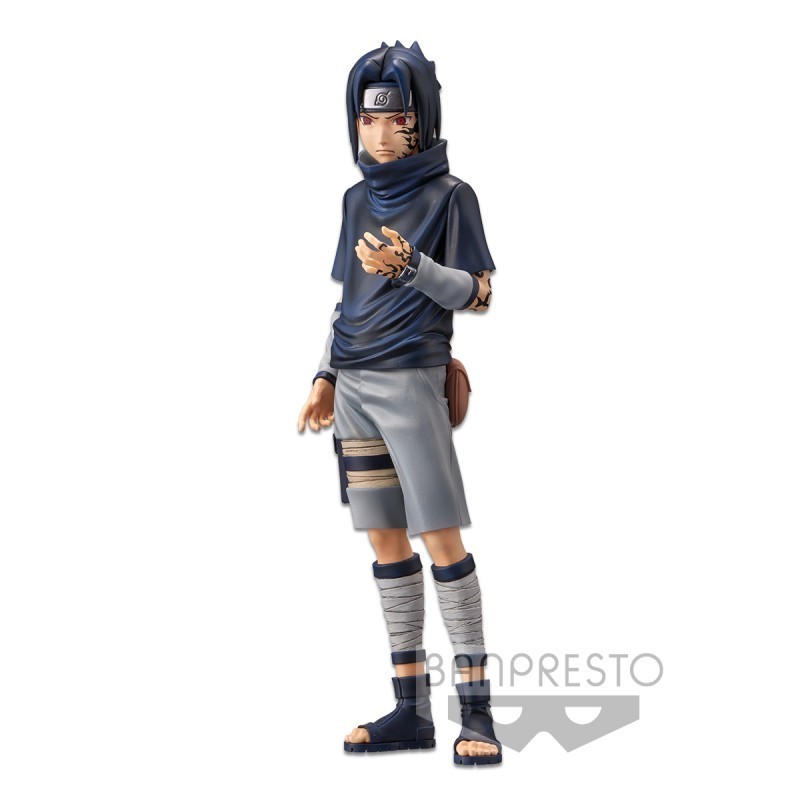 FIGURA DE AÇÃO SASUKE (SKIN CLÁSSICO)(GRANDE) - NARUTO