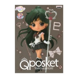 Boneco Sailor Moon Eternal Super Sailor Pluto Q Posket Banpresto Bandai