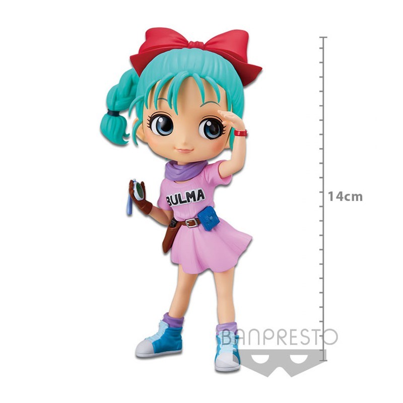 Boneco Dragon Ball Bulma Q Posket Banpresto Bandai